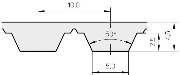 at10 timing pulley