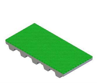 Elastomer green coating for timing belts
