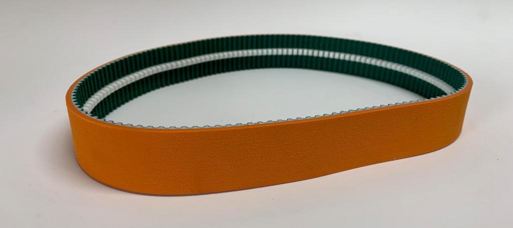 Linatrile coating for timing belts