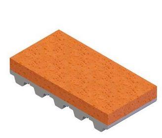 Sponge rubber orange RG250 coating for timing belts